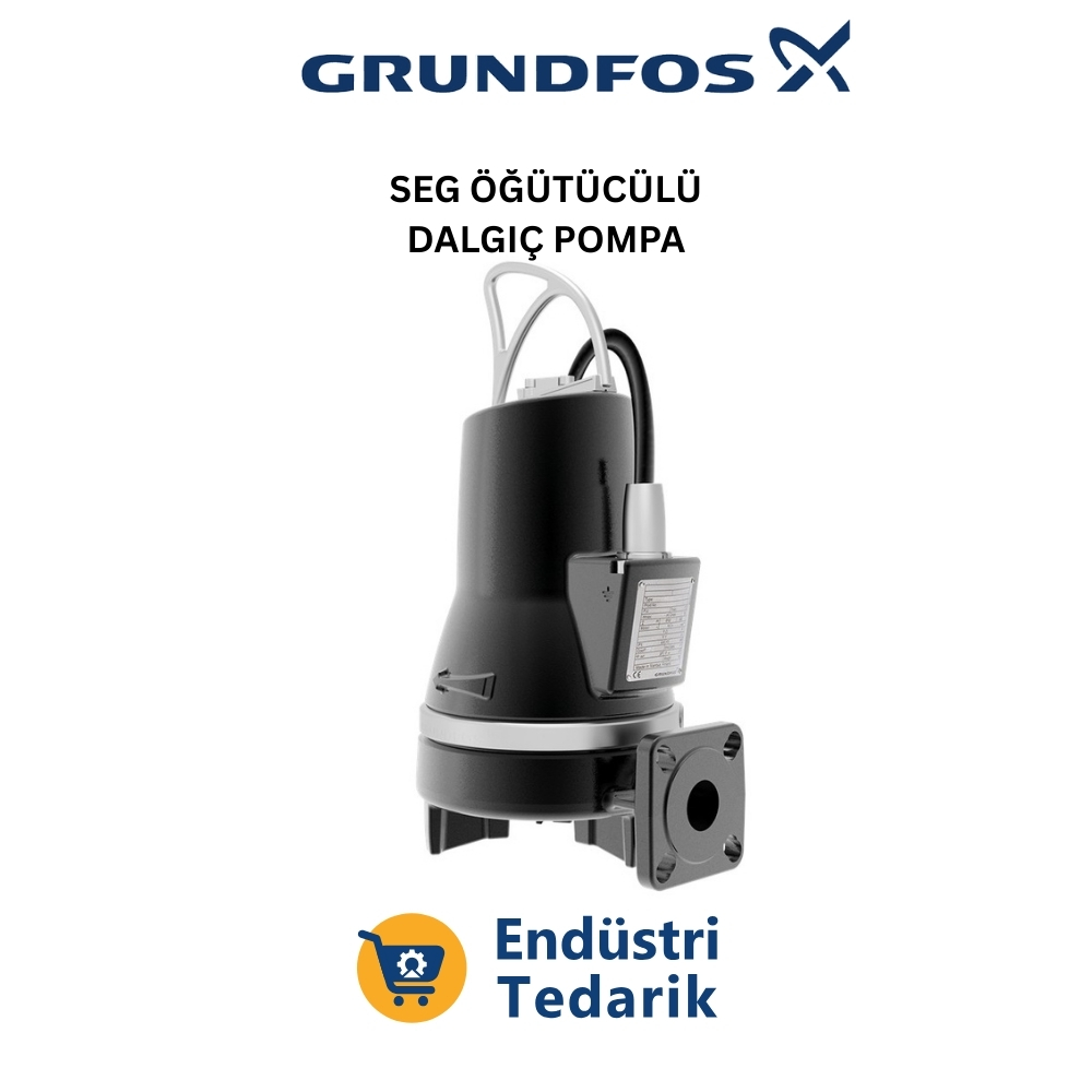 GRUNDFOS SEG.40.09.2.50B Parçalayacılı Bıçaklı (Öğütücülü) Atıksu Dalgıç Pompası - 96075897