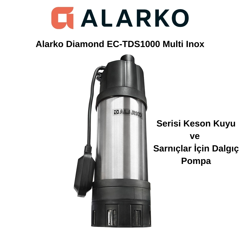 Alarko Diamond EC-TDS1000 Multi Inox Keson Kuyu Dalgıç Pompası