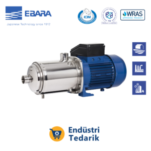 EBARA MATRIX 5-5T/1.3 Monofaze Yatay Çok Kademeli Komple Paslanmaz Santrifüj Pompa