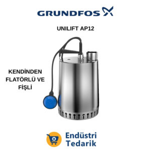 GRUNDFOS Unilift AP12.40.08.A1 (Fişli) Domestik Atıksu Pompası - 96010980