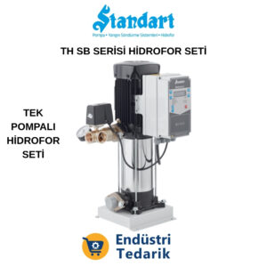 STANDART TH 1xSBT-V 90/4 (1.5kW - 2.0HP) Tek Pompalı Tam Otomatik Hidrofor Seti