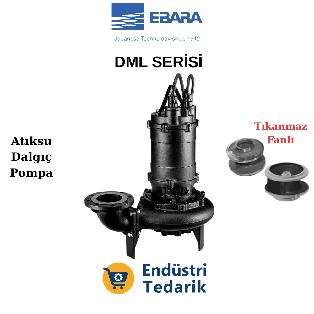 EBARA 150 DML 55.5 Atıksu Dalgıç Pompa