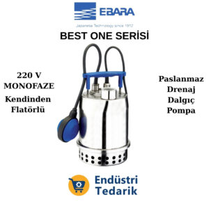 EBARA BEST ONE MA (Flatörlü) Paslanmaz Çelik Drenaj Pompası - 1711100000