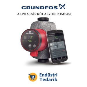 GRUNDFOS ALPHA3 32-40 180 Frekanslı Sirkülasyon Pompası - 99371962