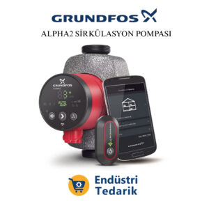 GRUNDFOS ALPHA2 25-80 130 Frekanslı Sirkülasyon Pompası - 99411163