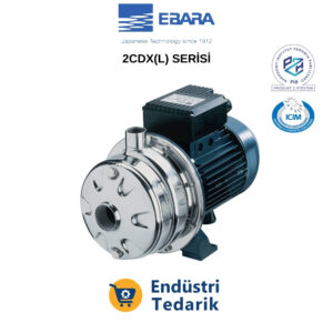EBARA 2CDX 120/30 Çift Kademeli Paslanmaz Santrifüj Pompa - 1989300004I