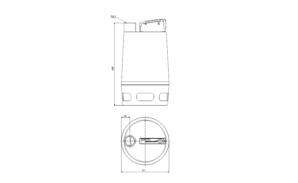 GRUNDFOS UNILIFT AP50.50.08.A1.V (Fişli) Domestik Atıksu Pompası - 96010984 - Görsel 4