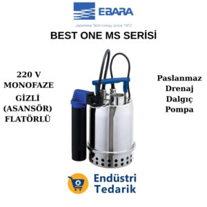 EBARA BEST ONE MS (Asansör Flatörlü) Paslanmaz Çelik Drenaj Pompası - 1712100000