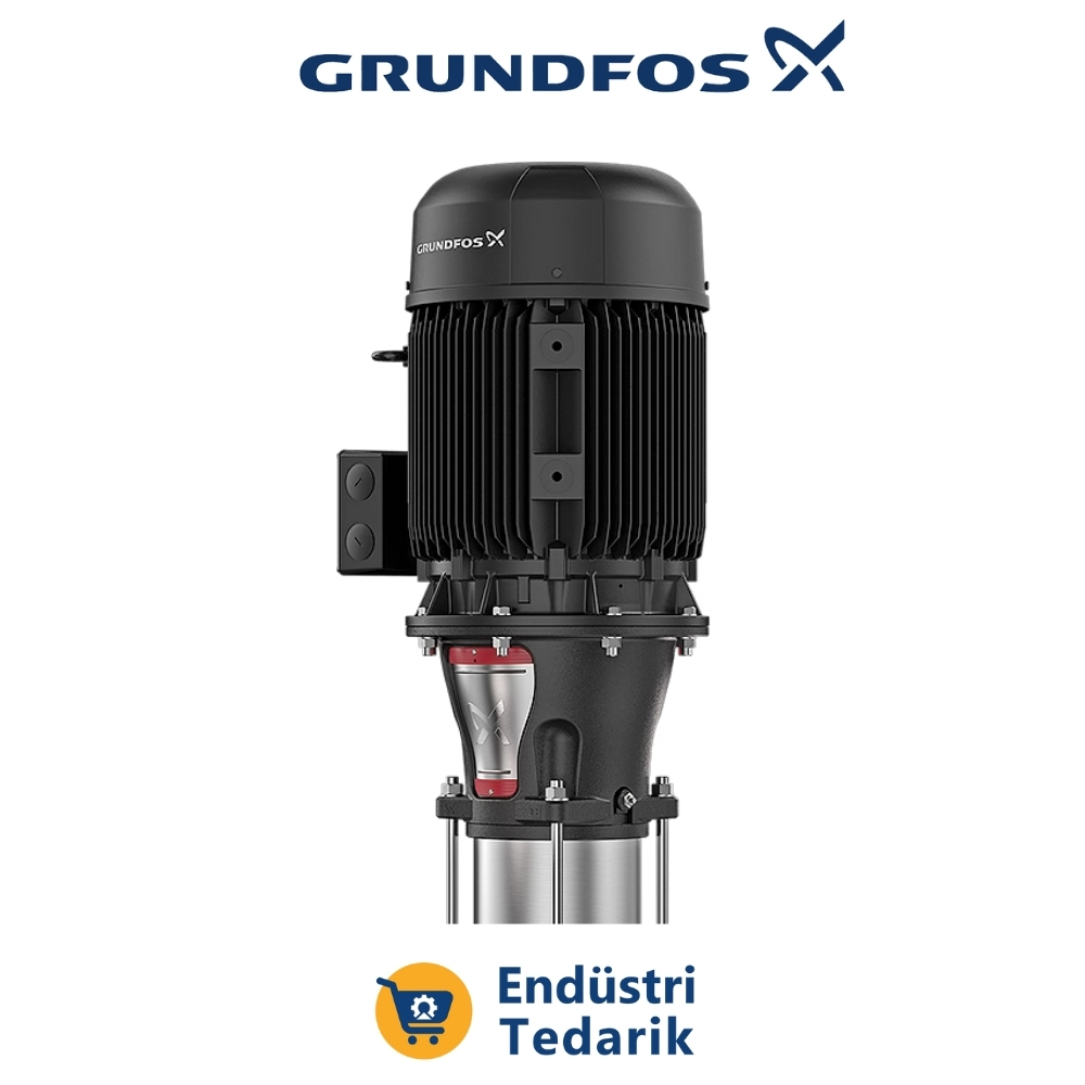Grundfos CR 5-15 A-FGJ-A-E-HQQE Dikey Kademeli Santrifüj Yüksek Basınç Pompası 96513386 - Görsel 6