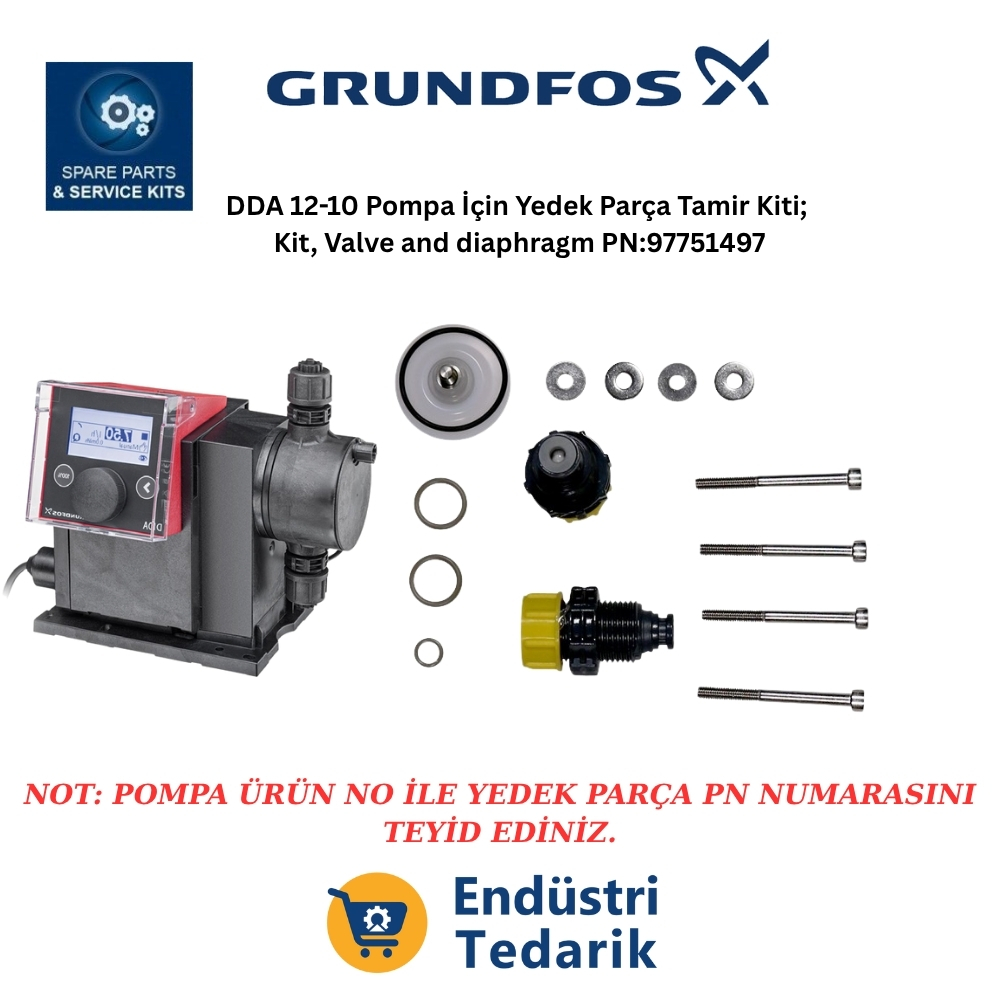 Grundfos DDA 12-10 Dozaj Tamir Kiti - 97751497