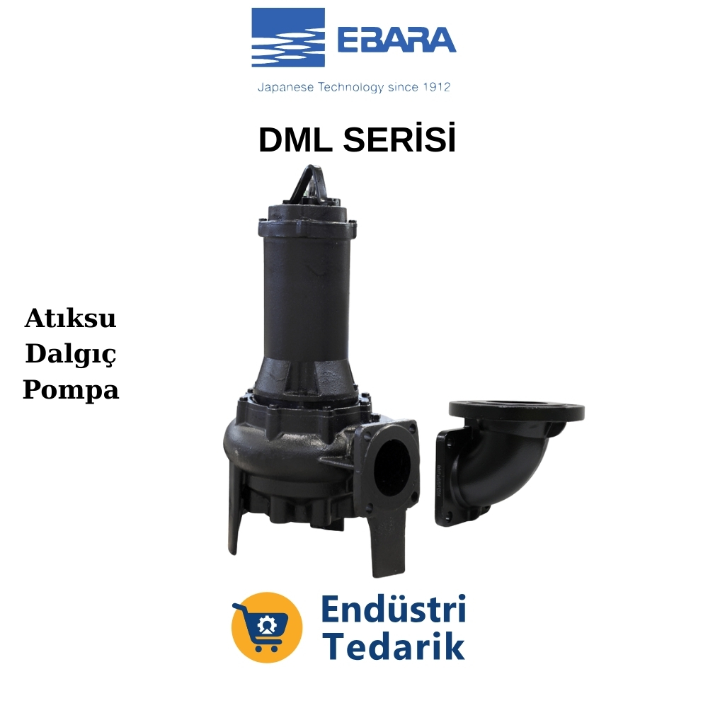 EBARA 150 DML 55.5 Atıksu Dalgıç Pompa - Görsel 3