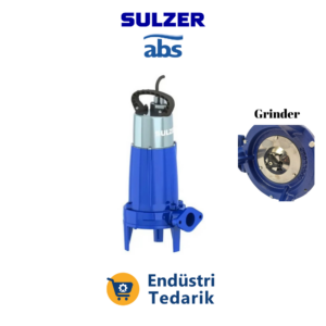 SULZER Piranha 09 D (Trifaze) Öğütücülü/Parçalayacılı Atıksu Dalgıç Pompa