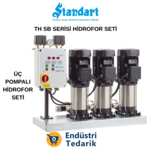 STANDART TH 3xSBT-V 100/3 (3.0kW - 4HP) Üç Pompalı Tam Otomatik Hidrofor Seti