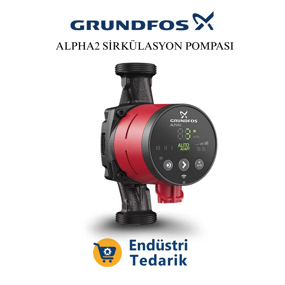 GRUNDFOS ALPHA2 15-50 130 Frekanslı Sirkülasyon Pompası - 99411113
