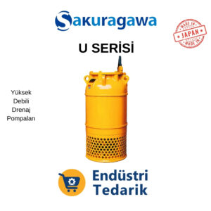 SAKURAGAWA U-4306D (22 kW) - Yüksek Debili Drenaj Dalgıç Pompalar