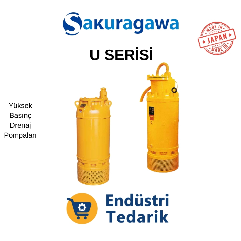 SAKURAGAWA U-21006C (75 kW) - Yüksek Basınçlı Drenaj Dalgıç Pompalar