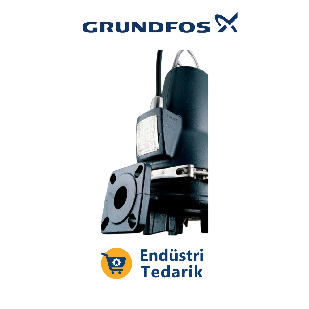 GRUNDFOS SEG.50.31.2.50B Parçalayacılı Bıçaklı (Öğütücülü) Atıksu Dalgıç Pompası - 99274386 - Görsel 5