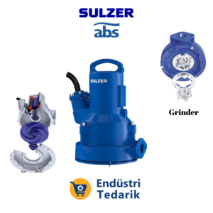 SULZER Piranha 26/2 D (Trifaze) Öğütücülü/Parçalayacılı Atıksu Dalgıç Pompa