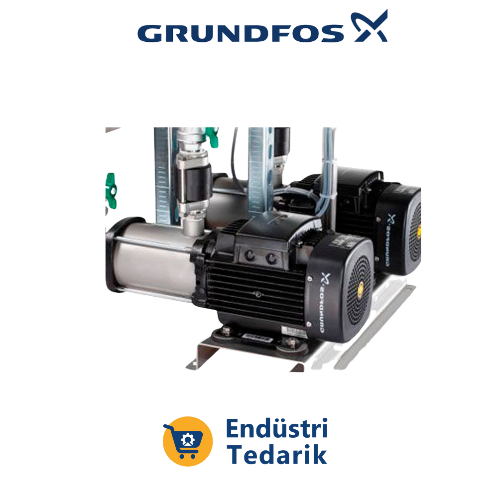 GRUNDFOS Hydro Multi-S 3 CM10-4 U4 A-B-H Trifaze Üç Pompalı Tam Otomatik Hidrofor Seti - Görsel 5