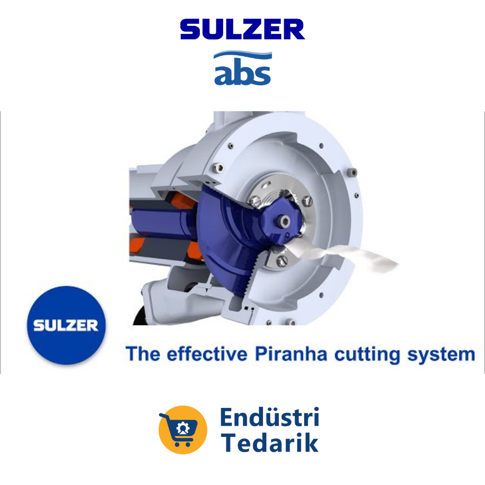 SULZER Piranha 26/2 D (Trifaze) Öğütücülü/Parçalayacılı Atıksu Dalgıç Pompa - Görsel 3