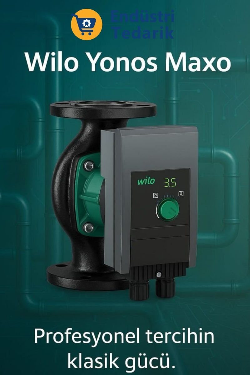 WİLO YONOS MAXO 100/0,5-12 M Frekans Kontrollü Sirkülasyon Pompası - 2120661 - Görsel 3