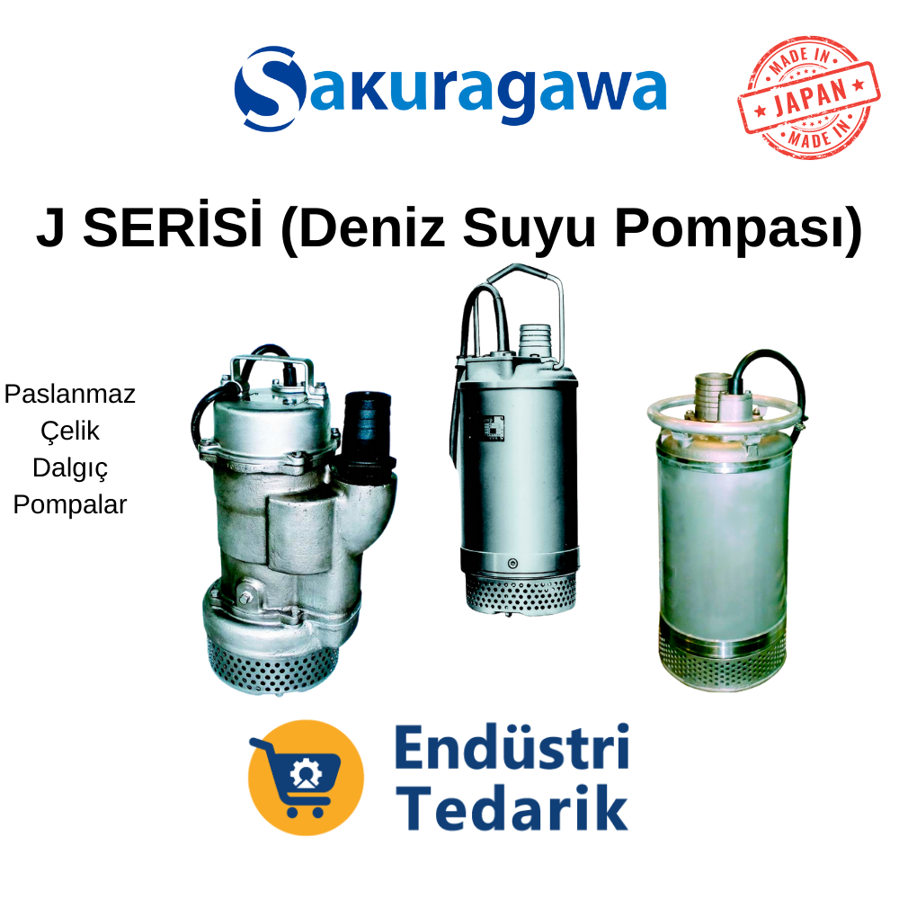 SAKURAGAWA J-2154A (Deniz Suyu Paslanmaz Dalgıç Pompa)