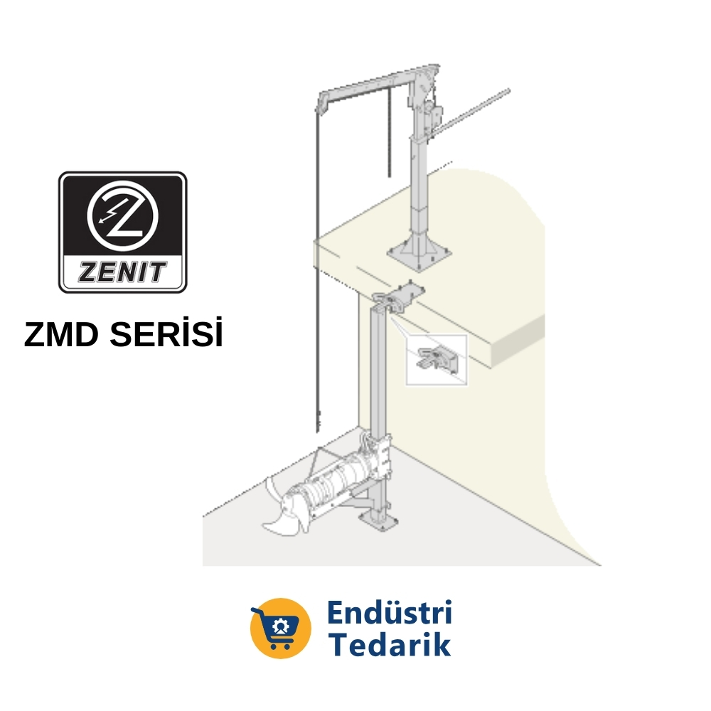 ZENİT ZMD 030B A 2.2/6 AF 010 Dalgıç Karıştırıcı Mikser - Görsel 7