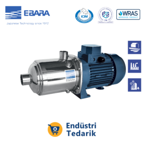 EBARA MATRIX 18-5T/4.0 Trifaze Yatay Çok Kademeli Komple Paslanmaz Santrifüj Pompa